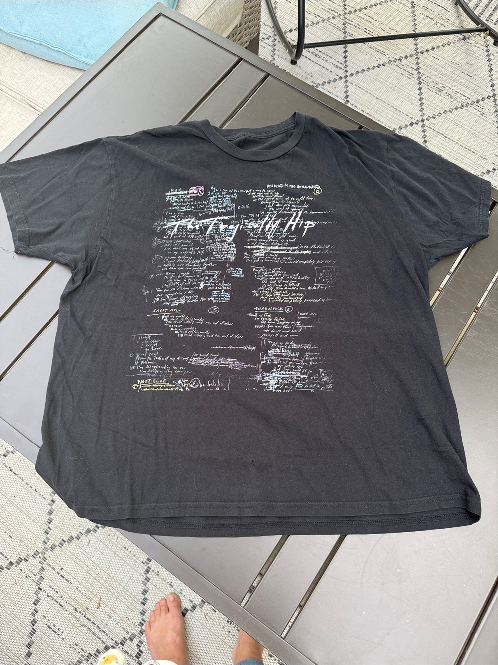 The Tragically Hip The Machine Poem Tee - Size XL GUC
